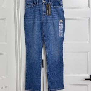 Lee Jeans Women's 8 Regular Fit Straight Leg Blue Stretch Denim Jeans